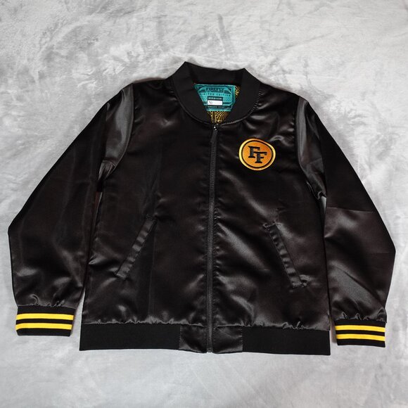 FireFly Music Festival Satin Bomber Jacket Mens M Limited Black - Picture 1 of 10